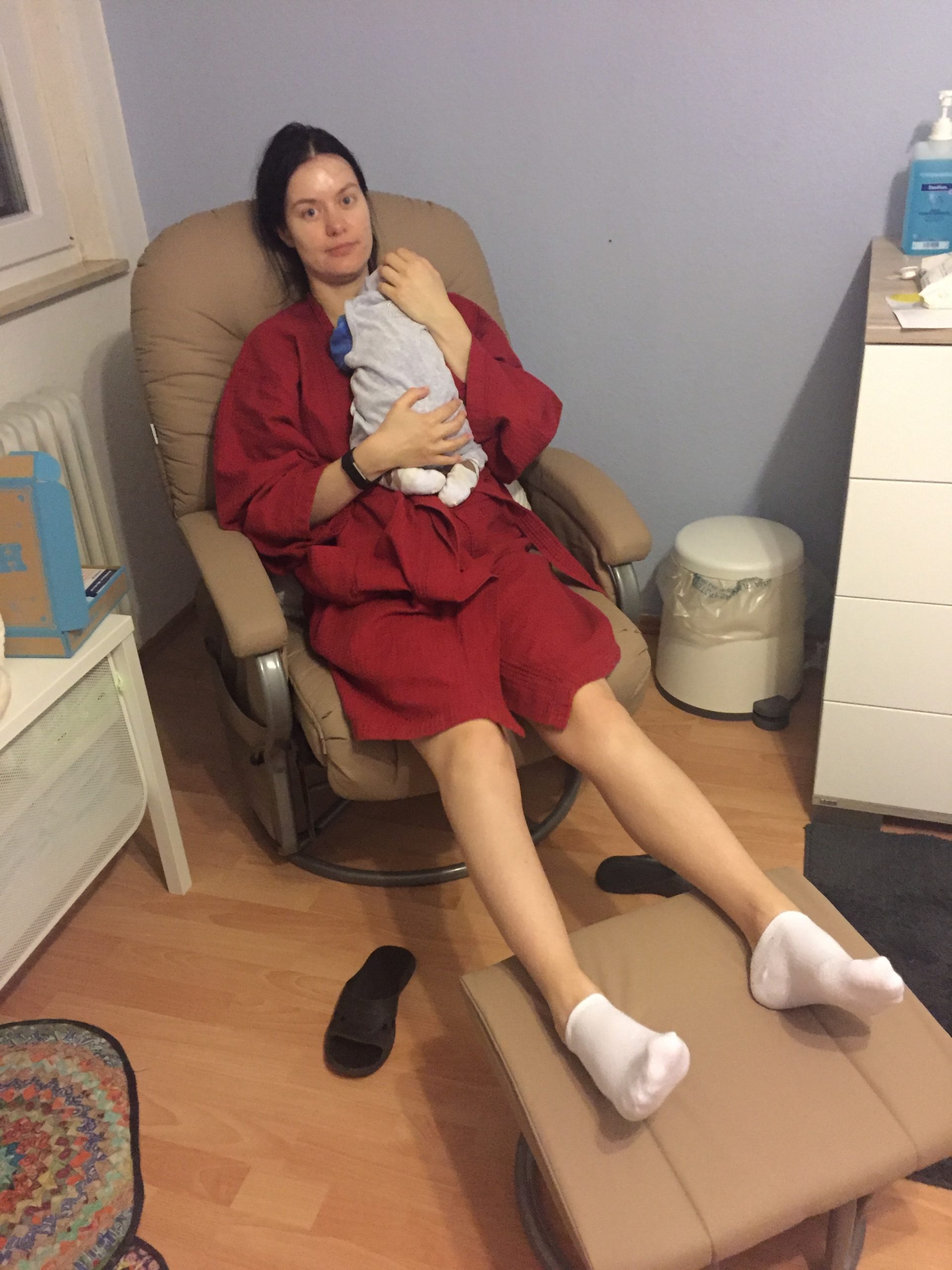 Elena Biedert erste Woche zu Hause mit dem Baby